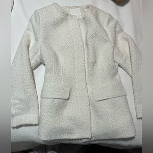 H&M Cream Teddy Jacket